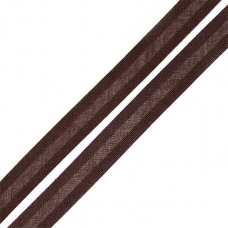 Косая бейка хлопок ширина 15 мм (132 м) цвет 7102 коричневый