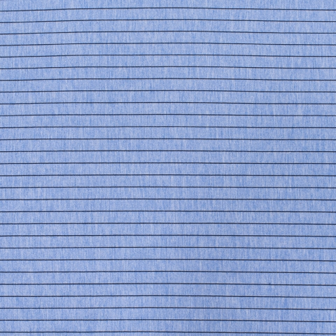 Ткань на отрез футер с лайкрой Жаккард цвет голубой