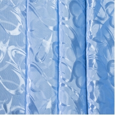 Портьерная ткань 150 см на отрез 17 цвет голубой