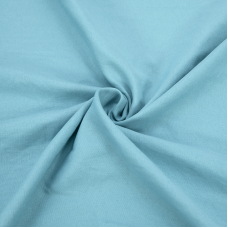 Ткань на отрез полиэстер с эффектом персика 220 см 15-5209 цвет голубой