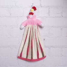 Кукла-полотенце интерьерная 30 50/26 см цвет розовый