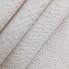 Ткань на отрез полулен 220 см полувареный цвет серый