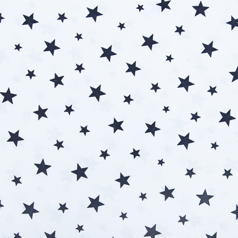 Ткань на отрез кулирка Звезды 1100-V1