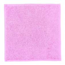Салфетка махровая цвет розовый 30/30 см