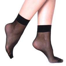 Женские капроновые носки 8673 чёрные