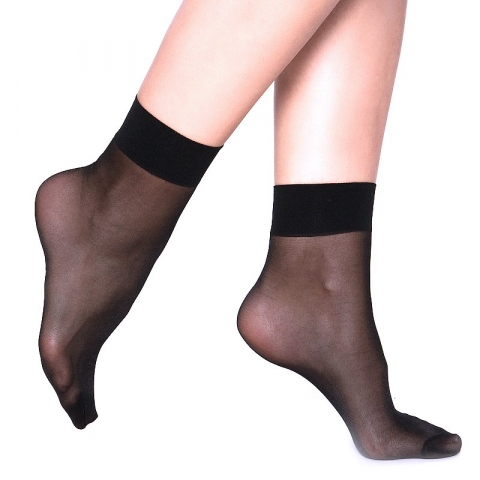 Женские капроновые носки 8673 чёрные