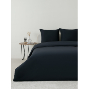 Постельное белье VT из полисатина г/к черный 2-х сп с евро простыней с наволочками 70/70