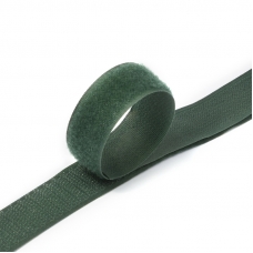 Лента-липучка 25 мм 1 м цвет F273 зеленый
