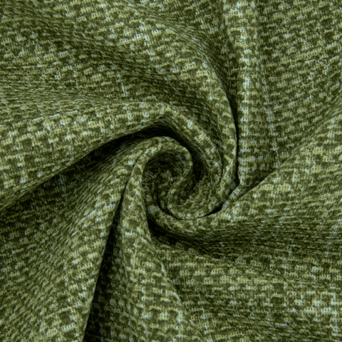 Ткань на отрез рогожка 150 см 35007/1 Пестроткань цвет зеленый