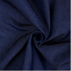 УЦЕНКА ткань на отрез джинс TBY.Jns.05 цвет темно-синий