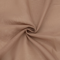 Ткань на отрез Вуаль 300 см 42 цвет светло-коричневый