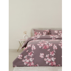 Постельное белье VT из полисатина 4115 2-х сп с евро простыней с наволочкой 50х70