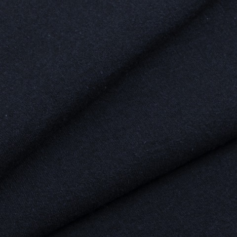 Ткань на отрез футер петля с лайкрой Темно-синий