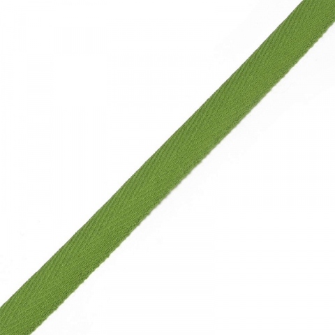 Лента киперная 10 мм хлопок 1.8 гр/см цвет 009 зеленый