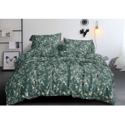 Постельное белье VT из полисатина 3541-12 2-х сп с евро простыней с наволочками 70/70