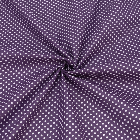 Ткань на отрез бязь плательная 150 см 1590/12 цвет фиолетовый