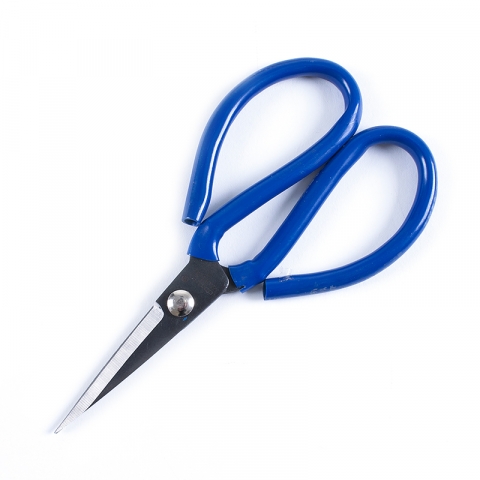Ножницы портновские цельнометалические 21см №1 (синяя ручка)