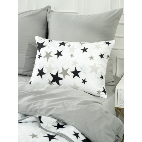 Чехол декоративный VT для подушки с молнией, ультрастеп DJL7607 50/70 см в упаковке 2 шт