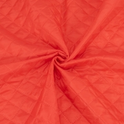 Мерный лоскут ткань стёганая таффета 190Т на синтепоне 100 гр. цвет красный 2,4