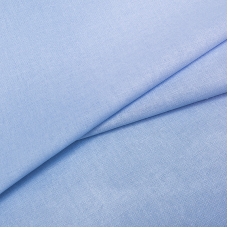 Ткань на отрез полулен 150 см 70020 цвет голубой