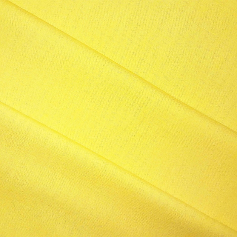 Ткань на отрез полулен 150 см 70017 цвет желтый